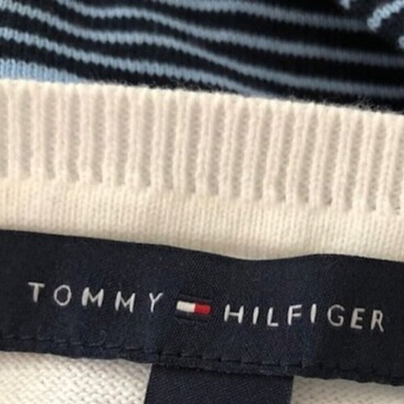 Tommy Hilfiger Womens Striped Crewneck Sweater X-Small - Picture 7 of 7
